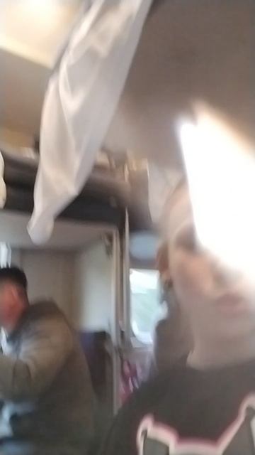 в поезде