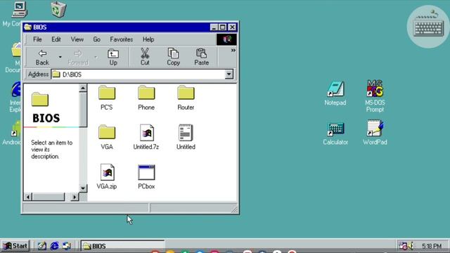 Как установить PCbox на Windows 98 Simulator на Android.