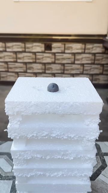 Black Hot Balls vs White Styrofoam 😱 #satisfying  #asmr