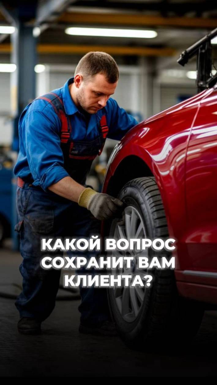 Как один правильный вопрос сохранит вам клиента в автосервисе?