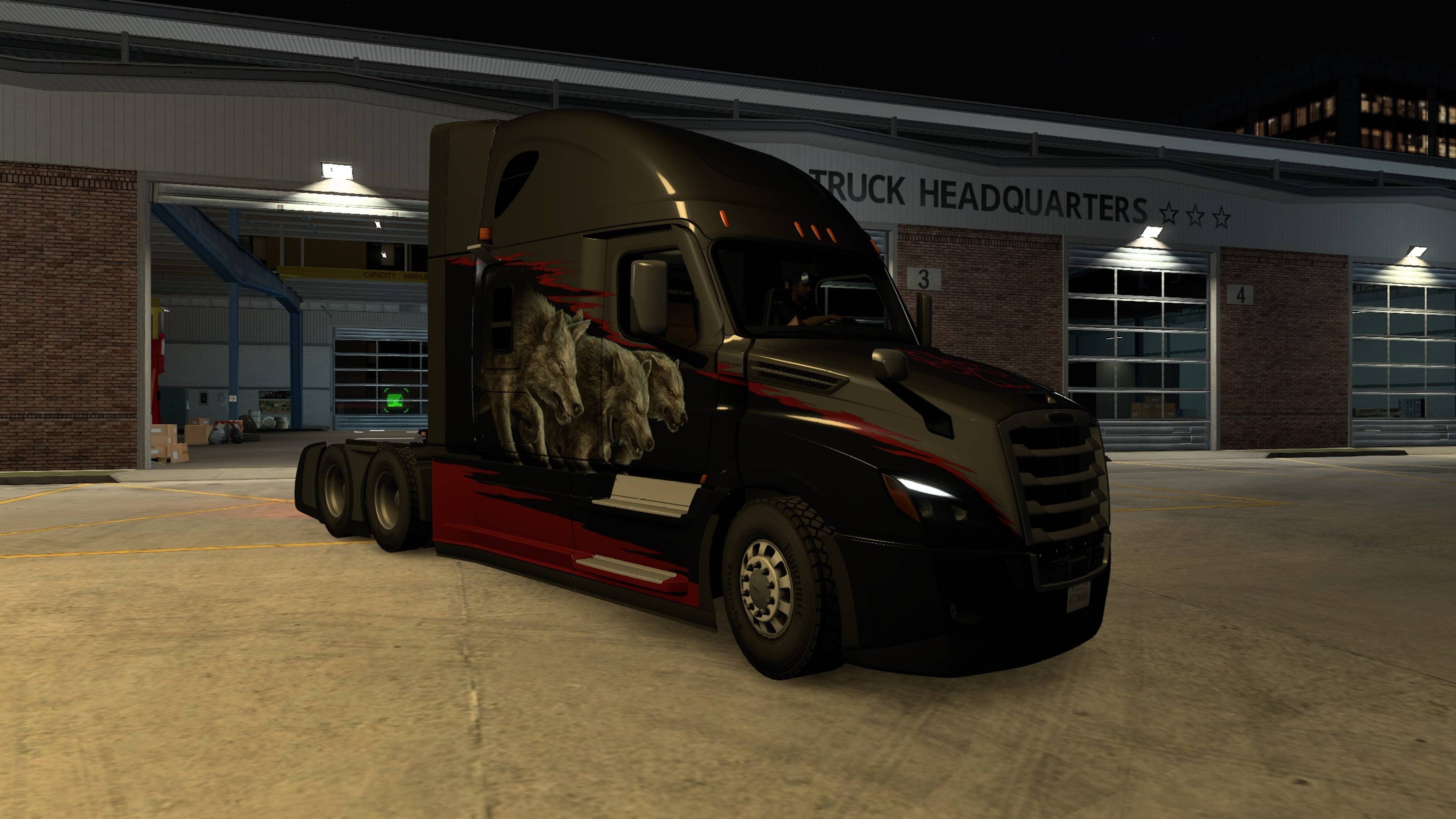 American Truck Simulator. Вечерний выезд