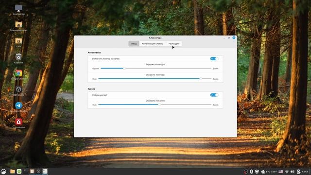 Переключение раскладки клавишами Alt-shift на linux Mint. Смен?