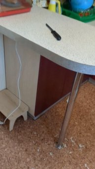 Я починил стол!