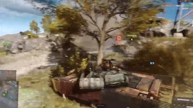 Battlefield 4 PlayStation 4 Танк выносит самолет