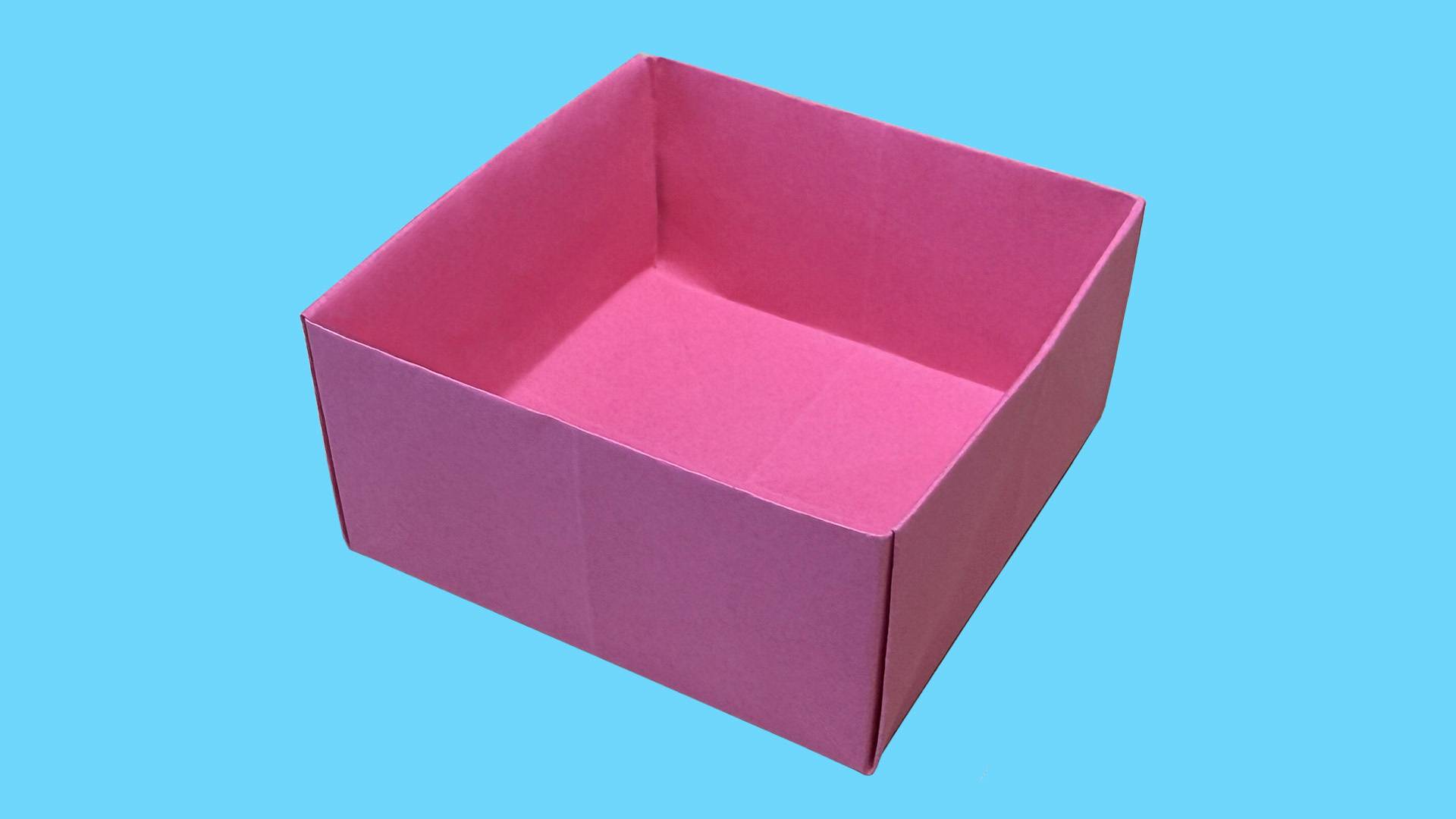 Простая коробка из бумаги. Коробочка из бумаги. Коробка оригами. Ка сделать коробку из бумаги