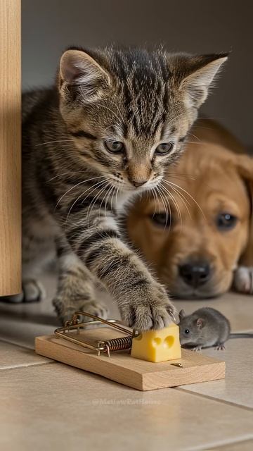 Will It Press the Trap？ The Cat’s Risky Play 2
