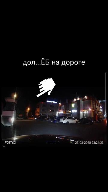 Идиот за рулём.