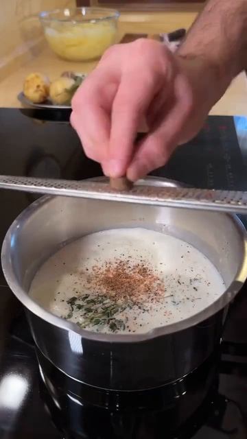 🧀 Картофельный гратен с грибами