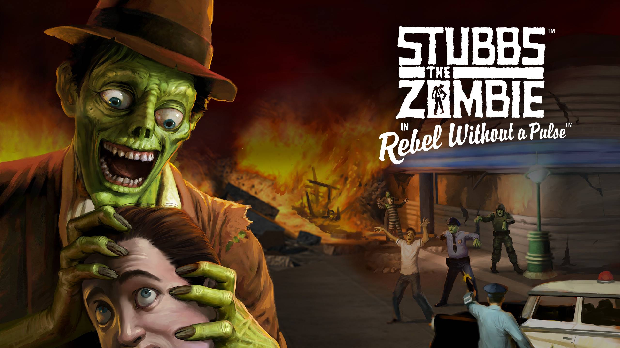 Stubbs the Zombie in Rebel Without a Pulse l Собираю армию фанатов и кушаю мозгииииии!!!!!!!! №2