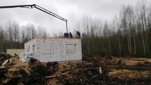 Ваганово 5 Бетонирование армопояса