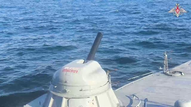 Малые десантные корабли на воздушной подушке «Евгений Кочешков» и «Мордовия» Балтийского флота выпол
