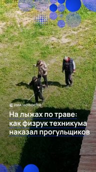 На лыжах по траве: как физрук техникума наказал прогульщиков