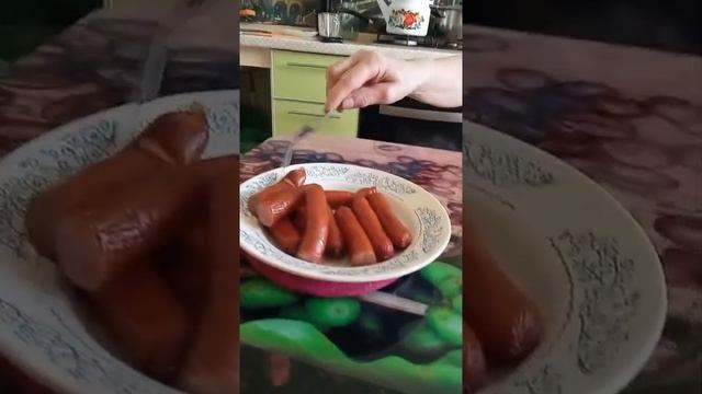 Лучший рецепт жареных сосисок