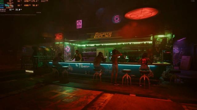 FPS test Cyberpunk 2077 RTX 2070 Super + i9 11900kf