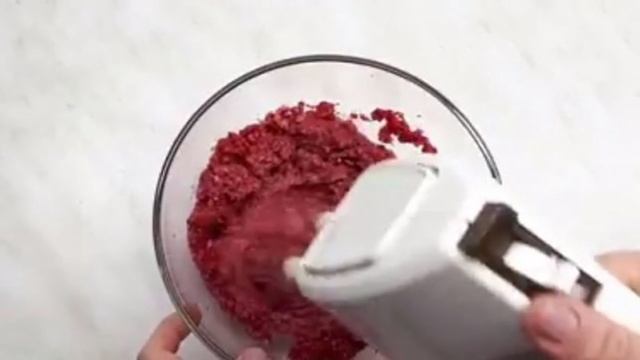 Быстрый десерт Малиновые облака