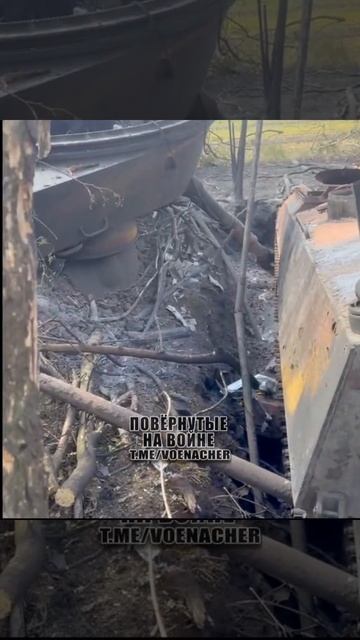 Уничтоженная САУ 2С1 Гвоздика ВСУ на Покровском направлении.