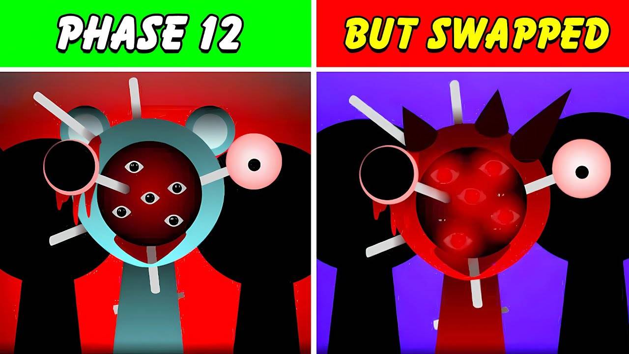Incredibox Sprunki Sprunki Фаза 12, но измененная версия (Новый мод)