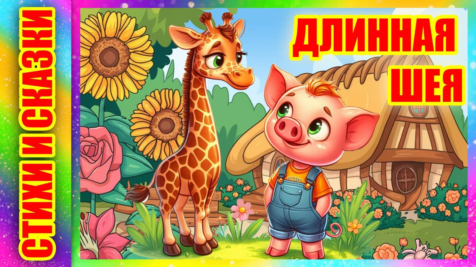 Сказка на ночь ☀️ Солнышко на память 🦒 Длинная шея М. Пляцковский #аудиосказкивкартинках