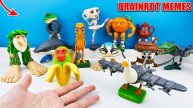 Лепим все Итальянские Брейнрот Мемы из Пластилина | Туториал + Подборка ✅ Лепка ОК часть 1