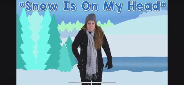 Snow is on my head| Action song