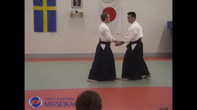 2 Aikido Ai Hanmi Ikkyo Omote Shishiya Sensei Sandviken 2002