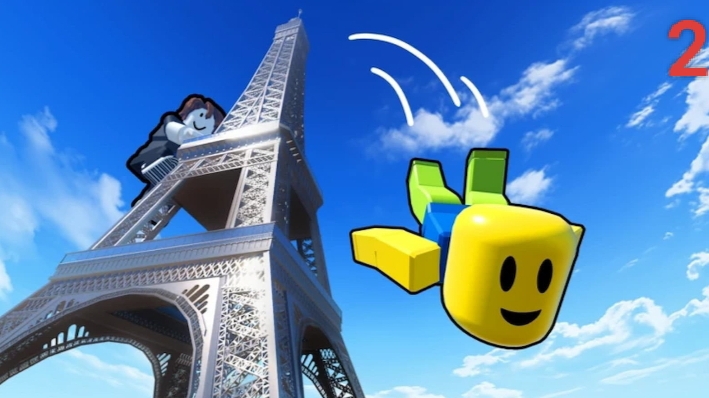 MIKSIC roblox залезай и прыгай 2 часть