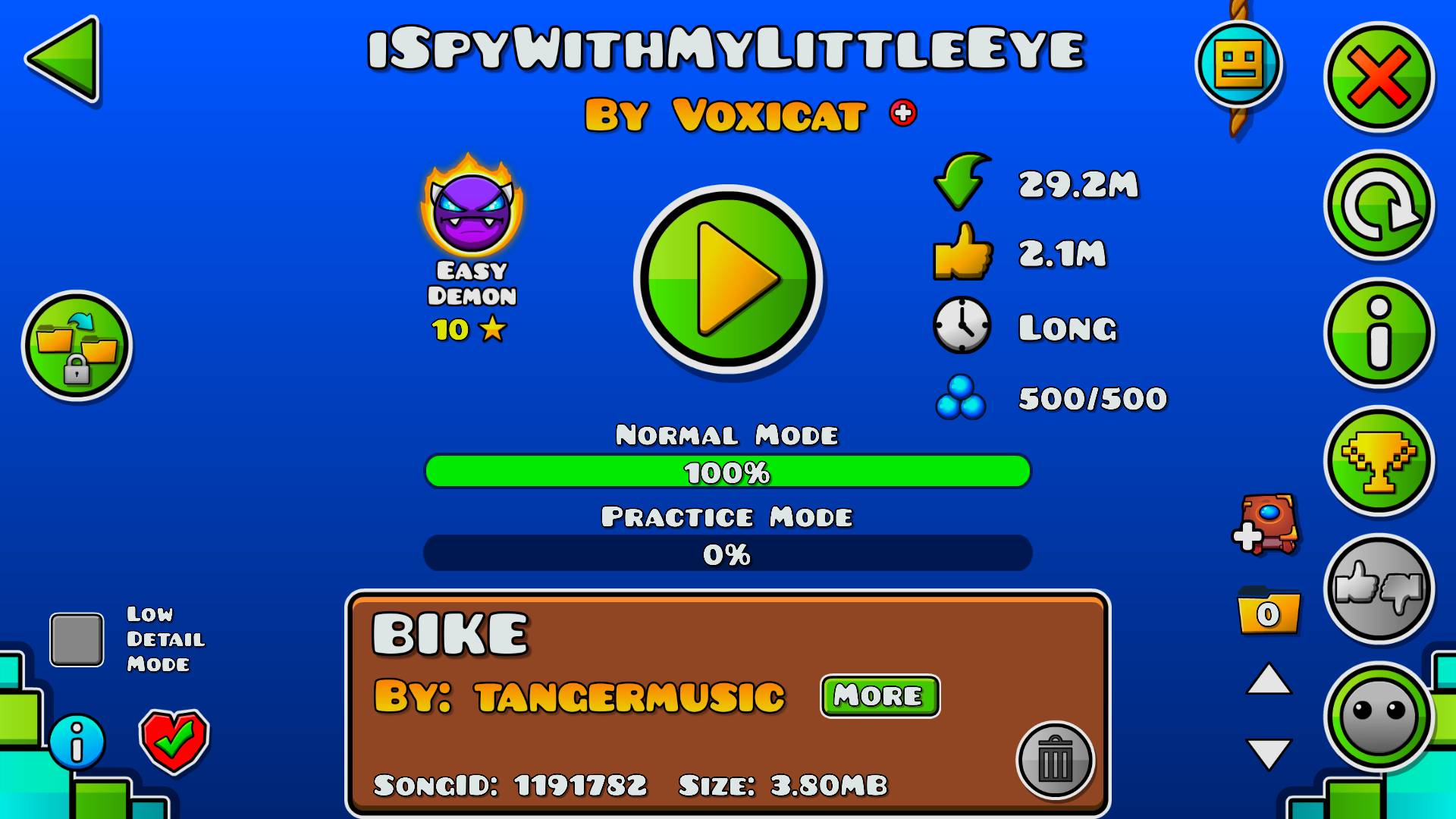 прохождение уровня в гд :iSpyWithMyLittleEye