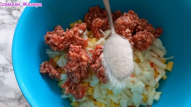 ҚАТПАРЛЫ ҰЙҒЫР САМСАСЫ ОРГИНАЛ РЕЦЕПТ😍😋😋   ТЕГІН М?