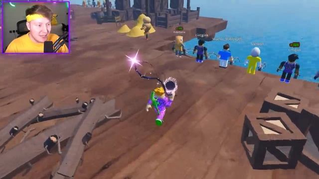 Поззи 7 ДНЕЙ В ОТКРЫТОМ МОРЕ В ROBLOX