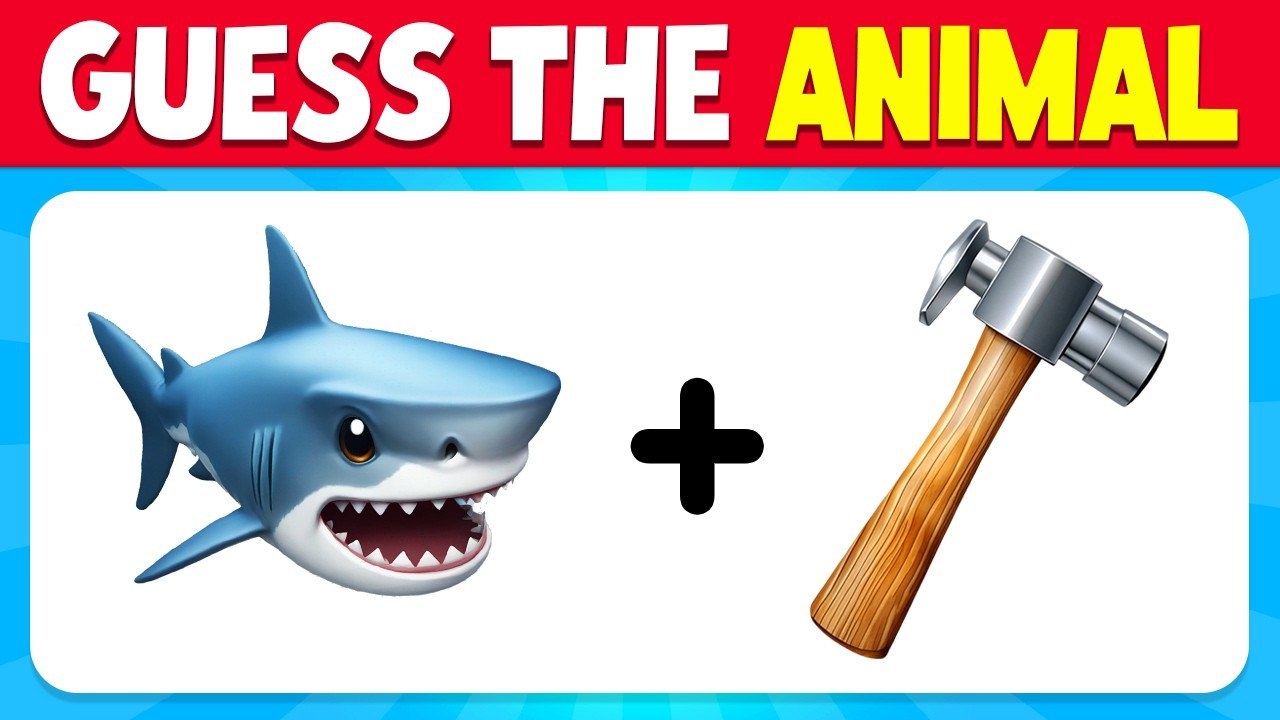 Угадай животное по Эмодзи | Animal Emoji Quiz