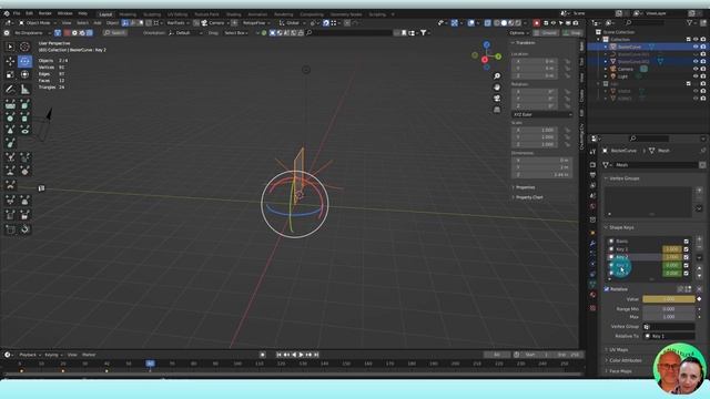 Как анимировать перелистывание страниц книги с shape key и двухсторонним материалом в Blender