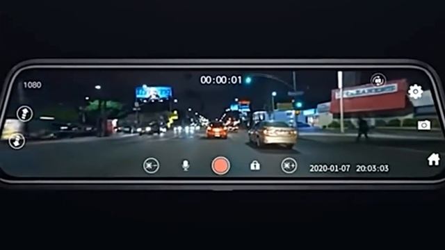 Відеореєстратор дзеркало 9,66", 12Мп + камера заднього ви?