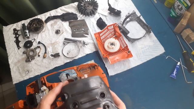 Завершаю сборку Хускварны 365. Есть нюансы