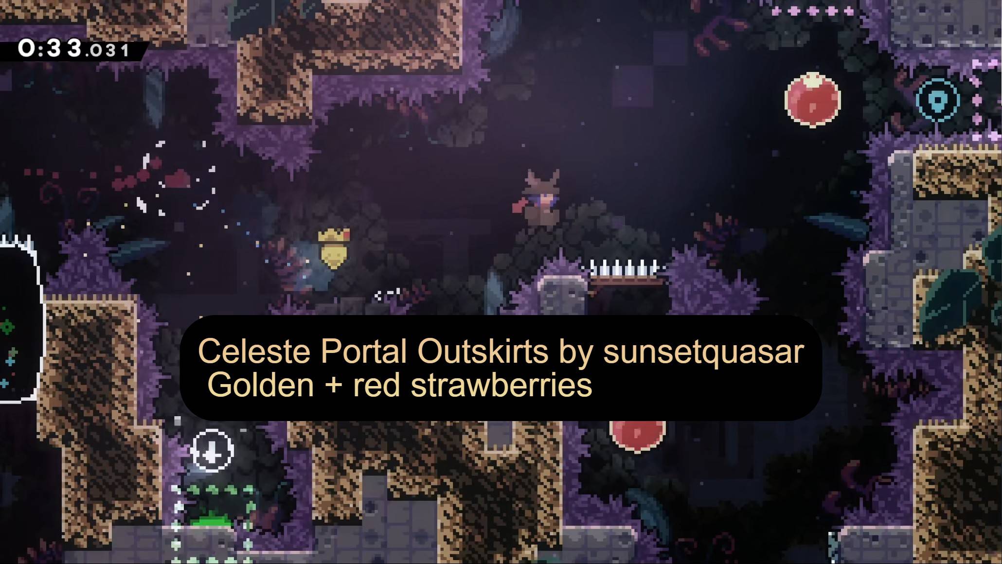 Celeste Portal Outskirts by sunsetquasar Golden + red strawberries