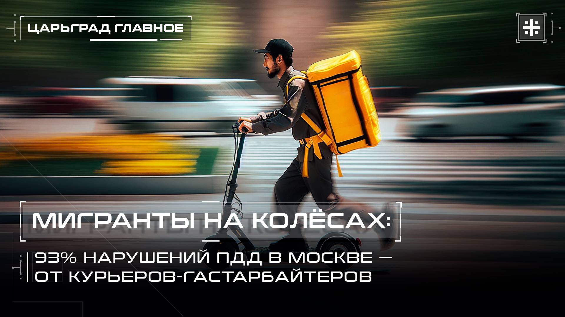 Мигранты на колёсах: 93% нарушений ПДД в Москве — от курьеров-гастарбайтеров