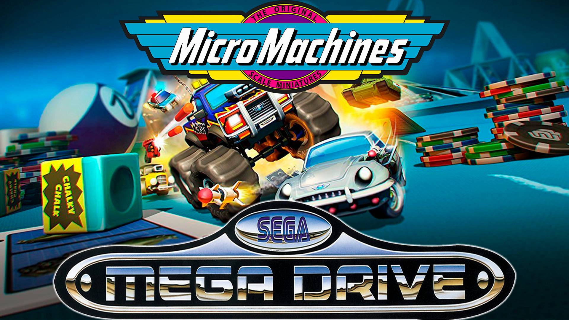 Все микро-машины и подобные гонки Sega Mega Drive Genesis