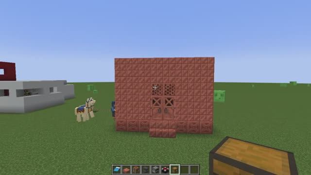 как построить медный дом в minecraft