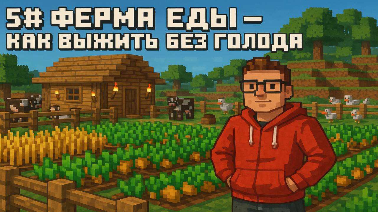 5# Ферма еды — как выжить без голода