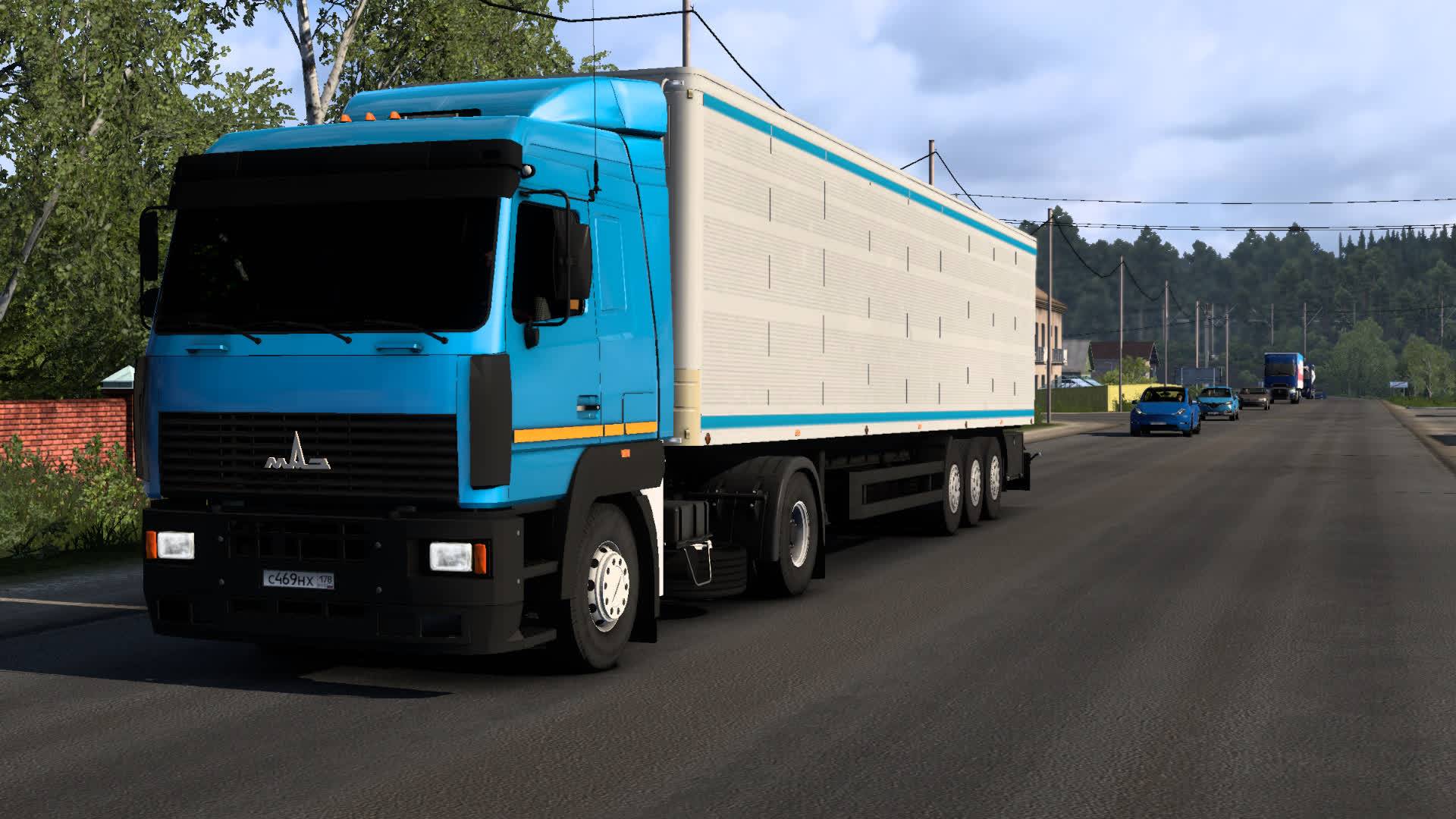 310 / ETS 2 1.53 / Русская сборка / МАЗ-5440А8 / Рейс на Казахстан в Актобе.