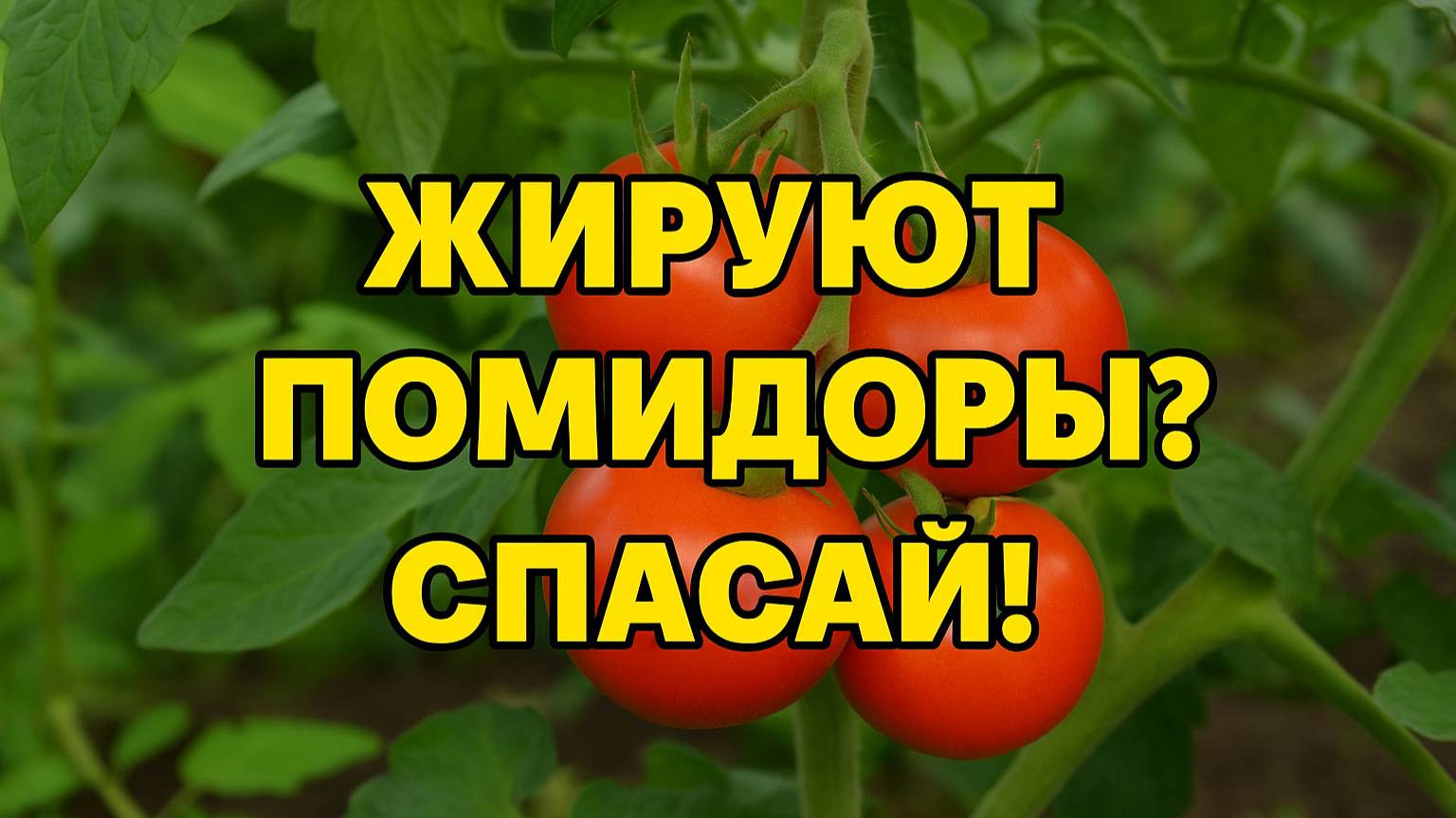 Помидоры жируют и не завязываются? 5 способов спасти томаты прямо сейчас!