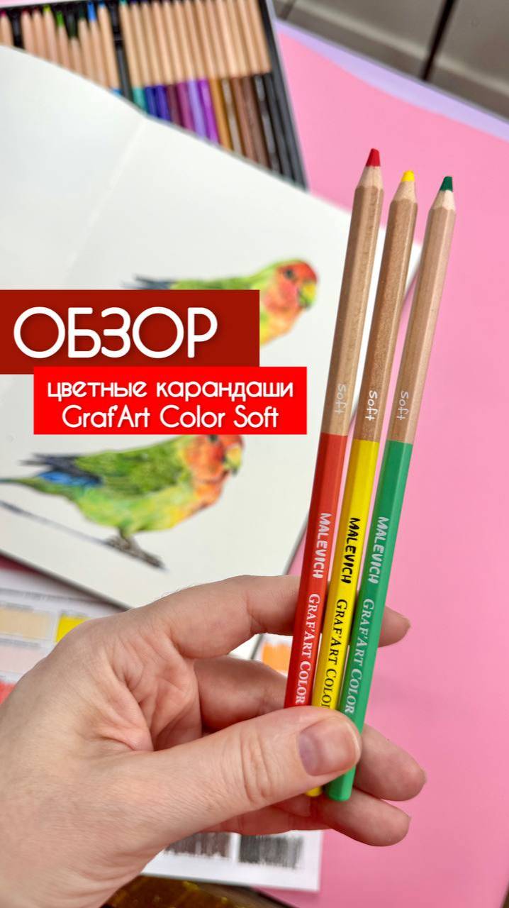 👀 Новый обзор от Dari Art и снова цветные карандаши от Малевичъ (http://t.me/maleviches_brand) !