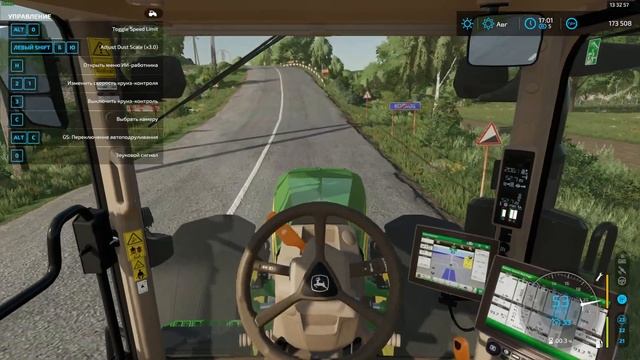 Заготовка силоса на карте Сосновка в Farming Simulator 22