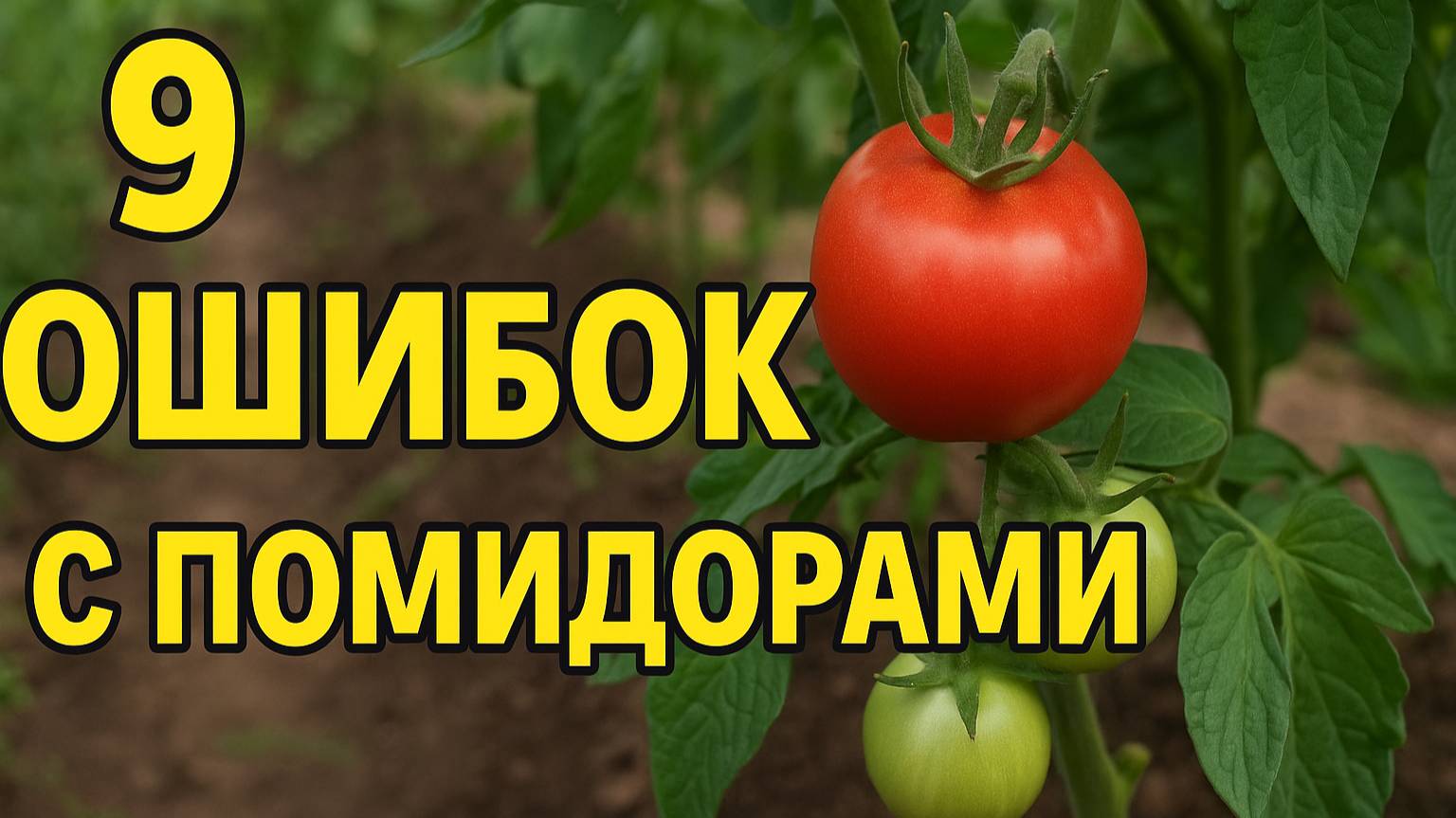 Топ-9 ошибок, из-за которых у вас не растут помидоры!