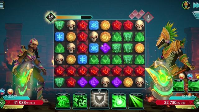 Puzzle Quest 3 - Dok vs ohrusty [flawless win]