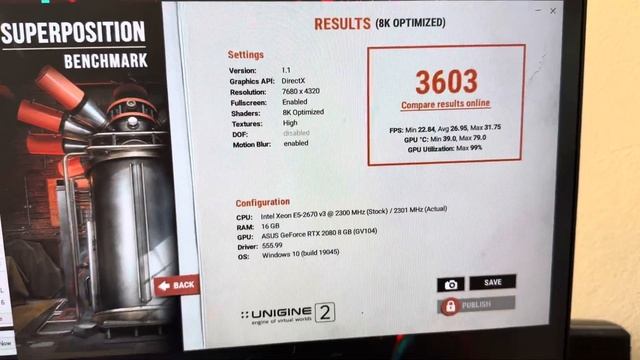 Видеокарта RTX 2080 8gb Asus Turbo