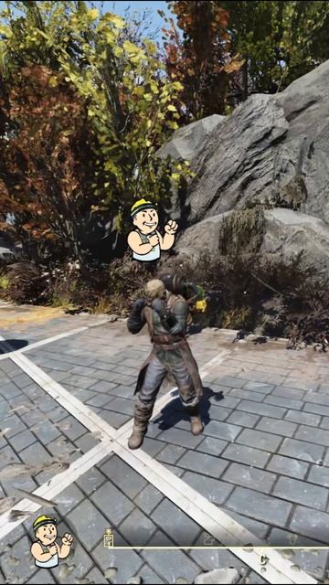 Fallout 76 - демонстрация силы (новая эмоция)