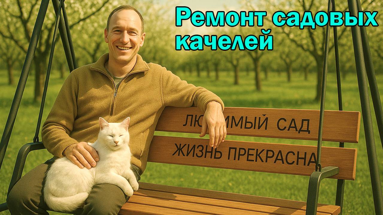 Ремонт садовых качелей
