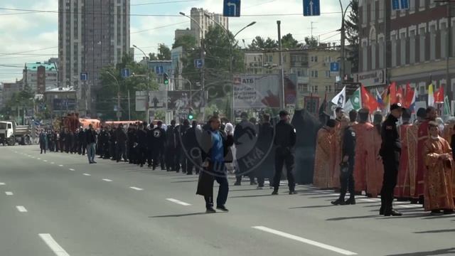 Русская Община Новосибирска участвовала в юбилейном 25-м Крестном ходе#новости #россия #русские