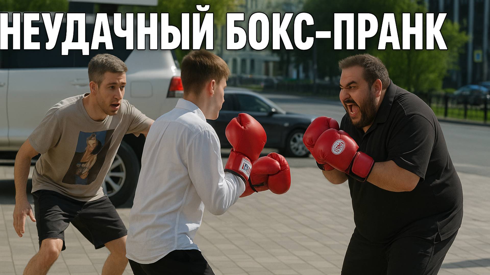 Неудачный бокс викторина на улице / Смешные действия и реакции людей