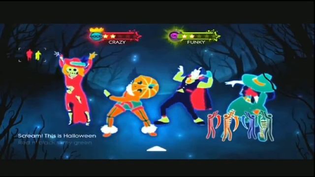 #4 Just Dance 3 на Kinect на xbox360 Хелоуин Сетевая смерть